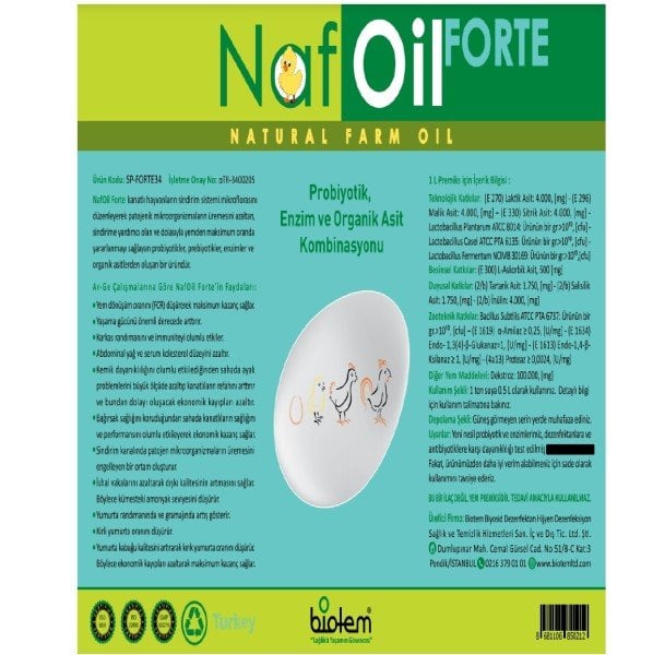 NAFOİL FORTE 5 LT. PROBİYOTİK