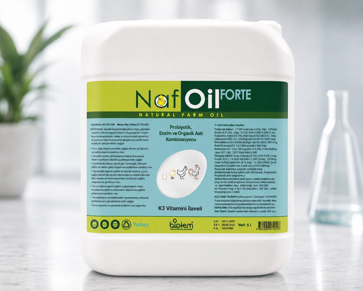 NAFOİL FORTE 5 LT. PROBİYOTİK