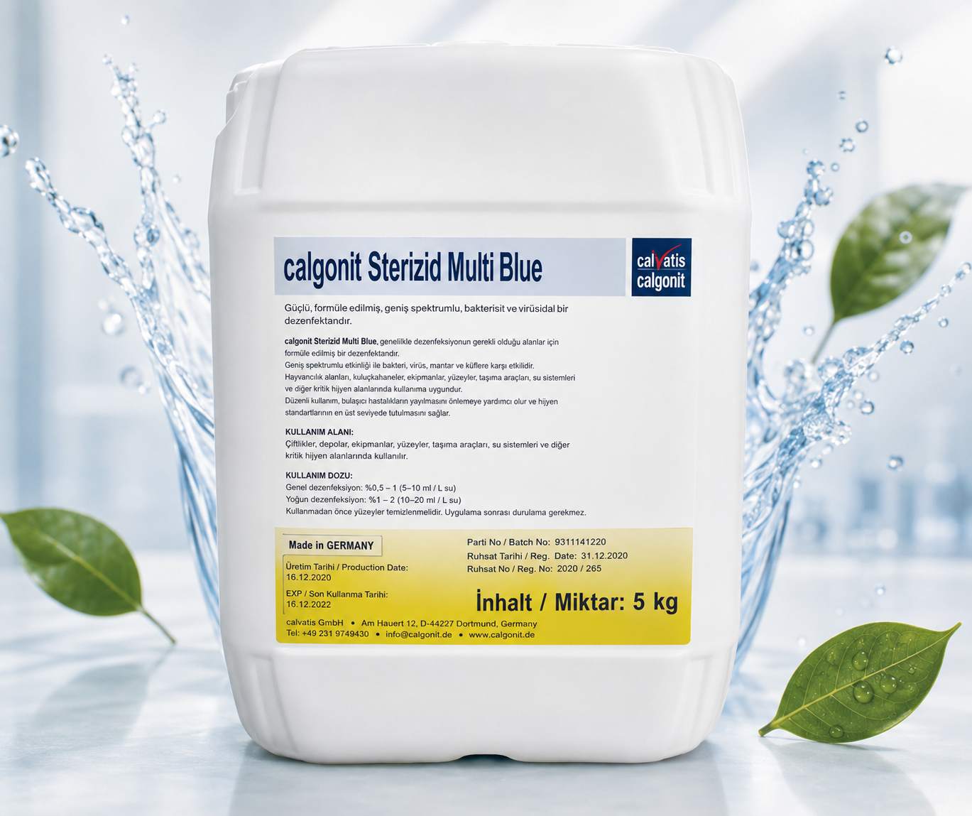 CALGONİT STERİZİD MULTİ BLUE 5 LT