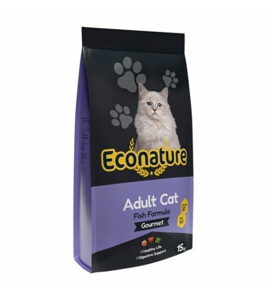 ECONATURE GURME BALIKLI KEDİ MAMASI 15 KG.